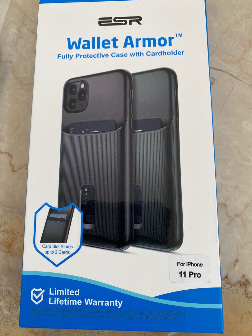 ESR Wallet Armor case for iPhone 11 Pro, Mobile Phones & Gadgets, Mobile & Gadget  Accessories, Cases & Sleeves on Carousell