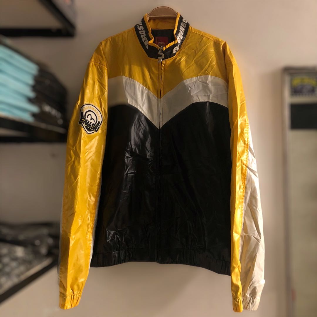 Evisu leather jacket cheap
