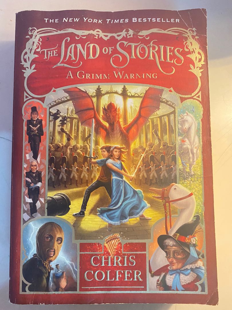 Adventure Fiction Novel The Land of Stories, A Grimm Warning, Books