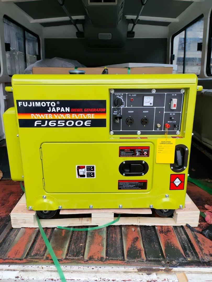 FUJIMOTO JAPAN DIESEL GENERATOR FJ6500E SILENT TYPE 6500Watts