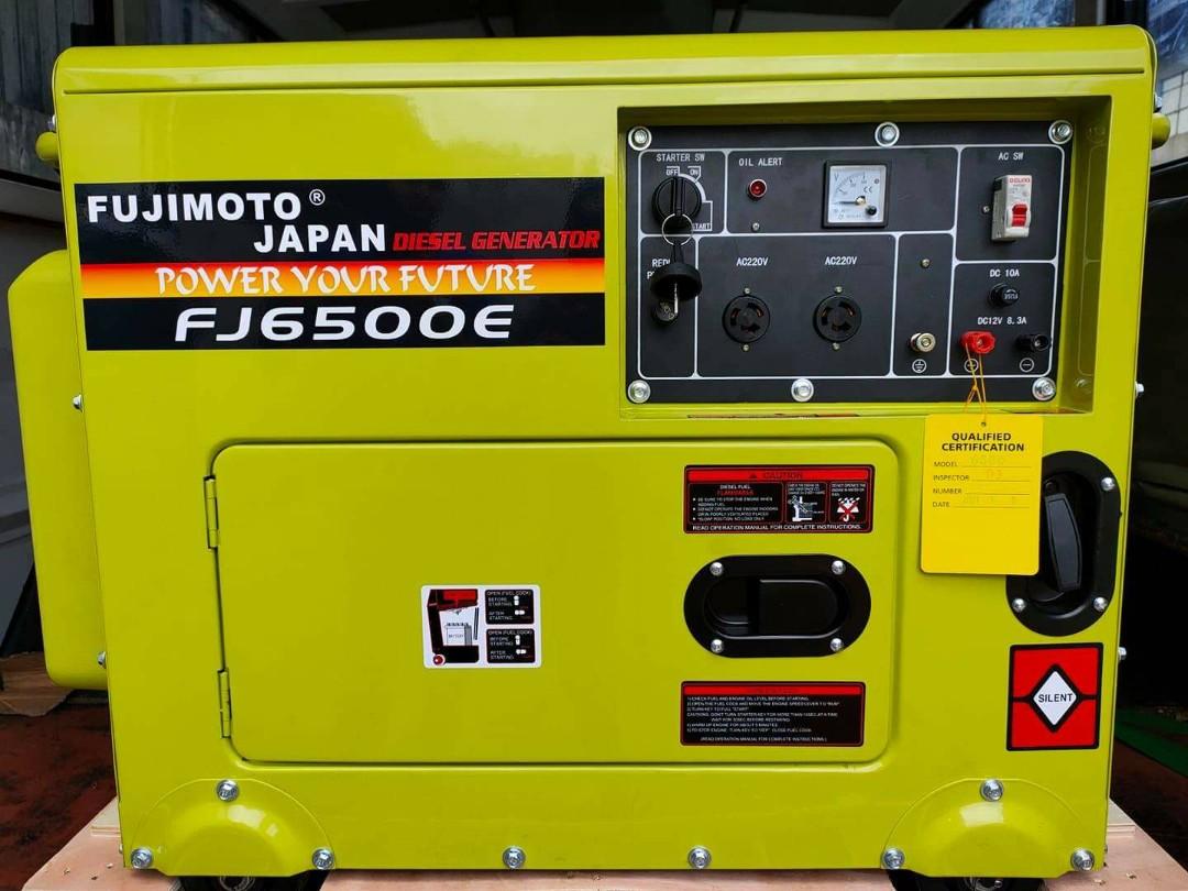 FUJIMOTO JAPAN DIESEL GENERATOR FJ6500E SILENT TYPE 6500Watts