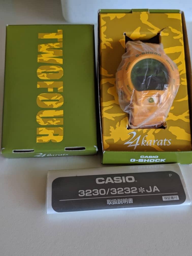 G shock 24 karat kuning shop