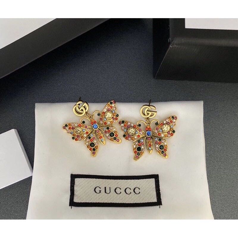 gucci butterfly earrings