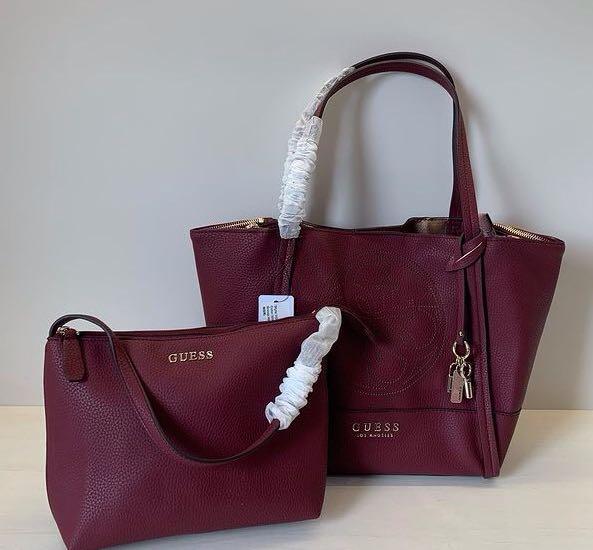 GUESS HEIDI TOTE BAG NEW ARRIVAL FOR SALE Fesyen Wanita Tas Dompet di Carousell