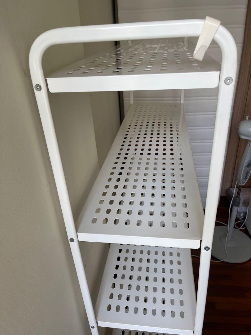 Ikea 5 Tier Metal Shelf, Furniture & Home Living, Furniture, Shelves