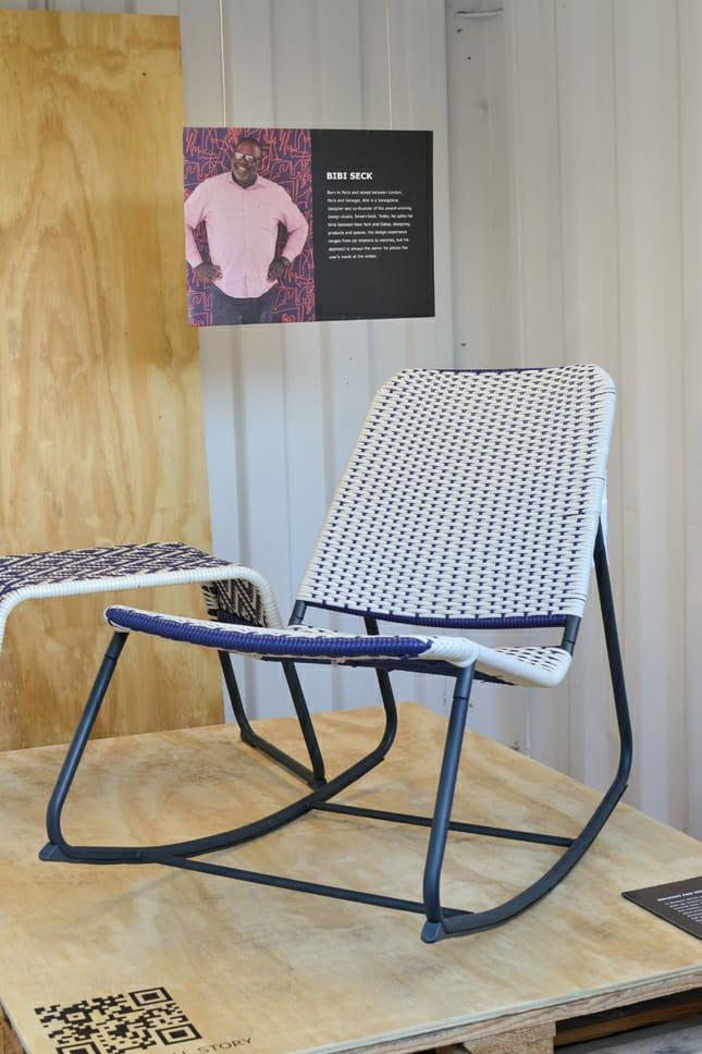 Overallt top rocking chair