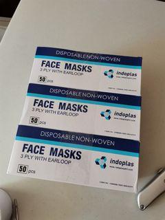 Indoplas Disposable Facemask 3ply 