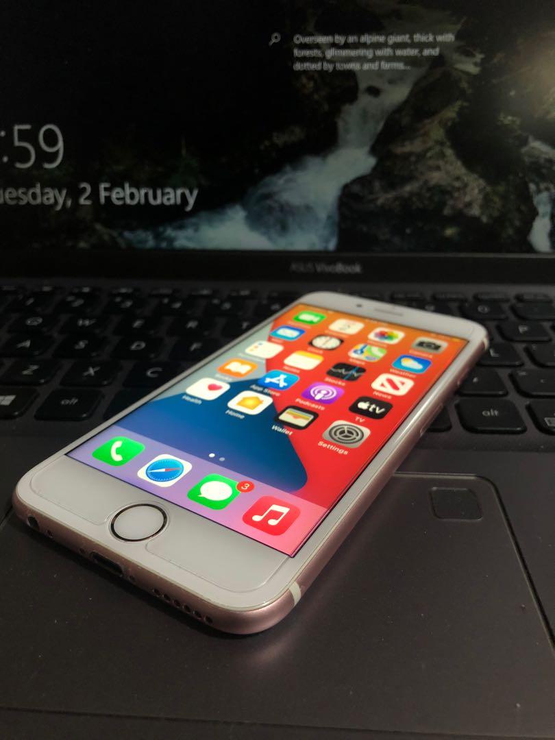 iphone 6S 64gb factory unlocked (Category: iPhone 6 Series) located in Manila. Submitted by techboss_mnl (Listing ID 1067708325, Image 1). Description: Iphone 6s 64gb Rosegold •Factory unlocked / Openline •Comes with Original box (Same imei in settings and box), Manuals, Original Charger and free case. •Protected with tempered glass since day 1 •99% smooth - Good as new •No issues , no defects •Reset all you want •No icloud issues •Lady owned -FI