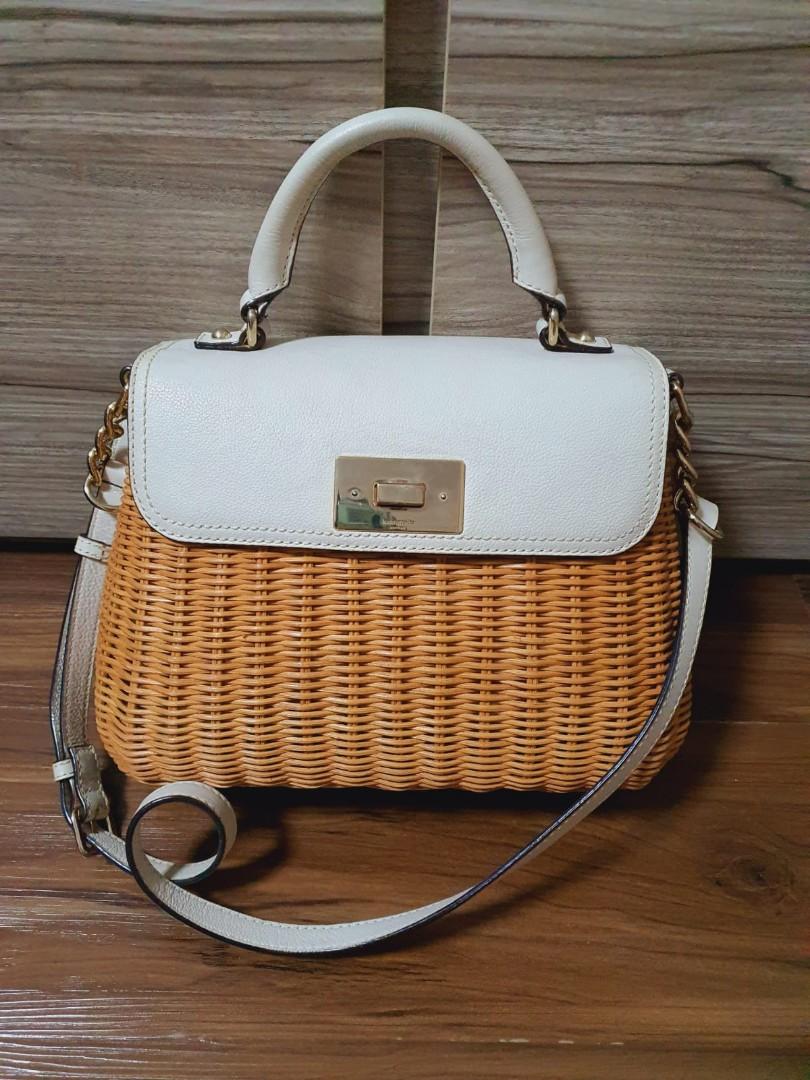 Kate Spade Basket Bag, Luxury, Bags & Wallets on Carousell