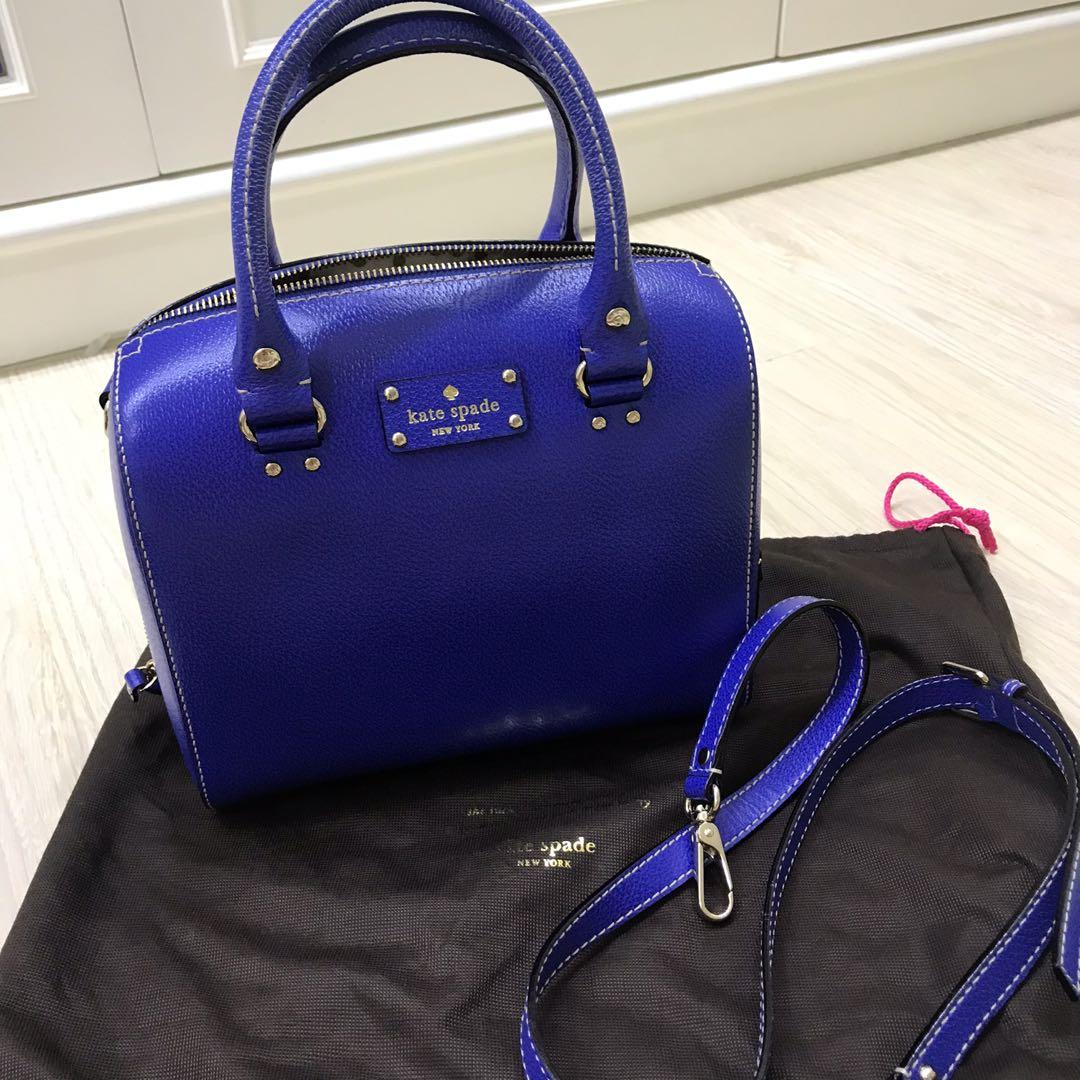 Kate Spade Ori Electric Blue Bag (Medium ), Barang Mewah, Tas