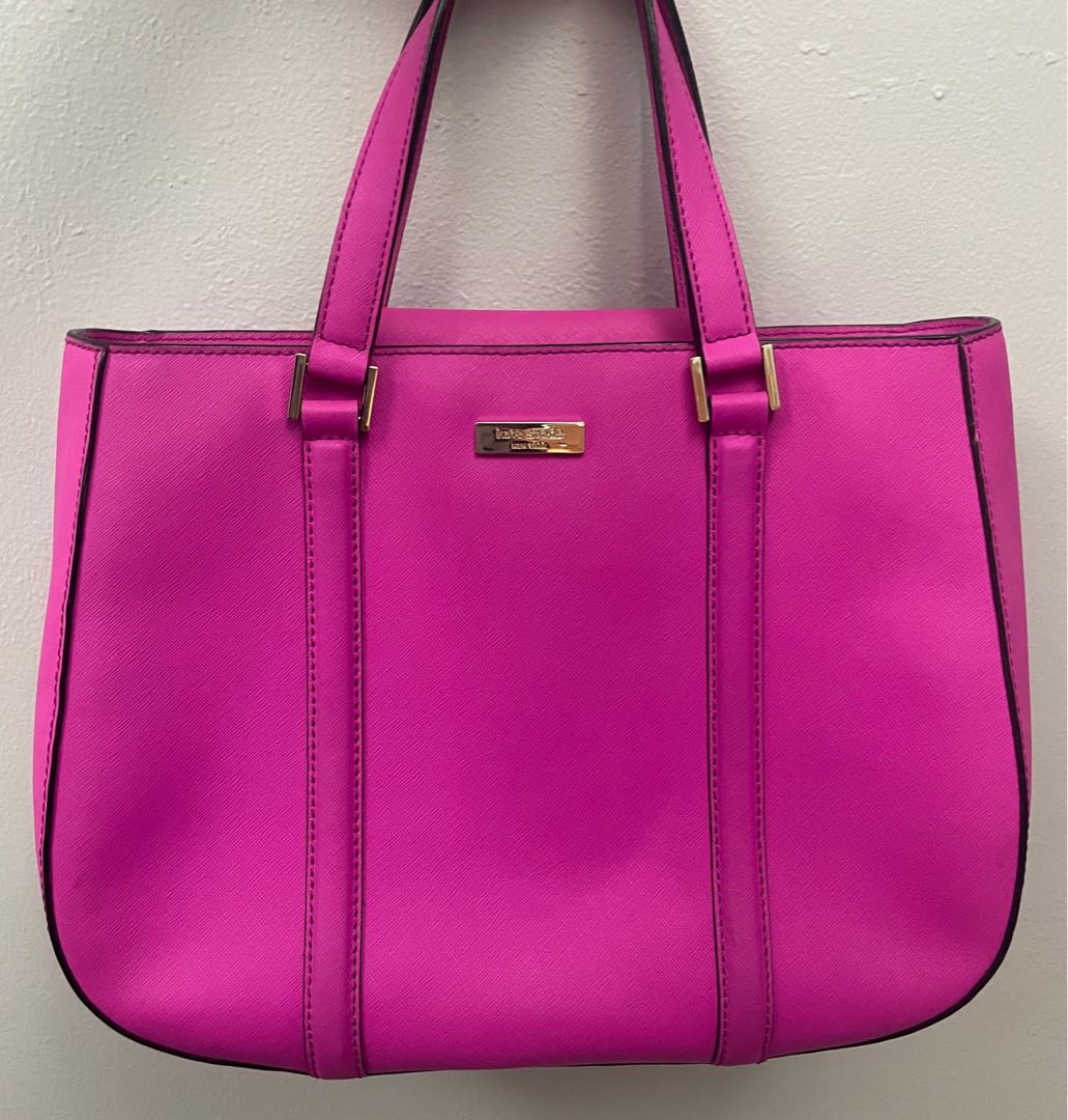 Kate Spade Bright Pink Handbag, Women's Fashion, Bags & Wallets, Purses &  Pouches on Carousell