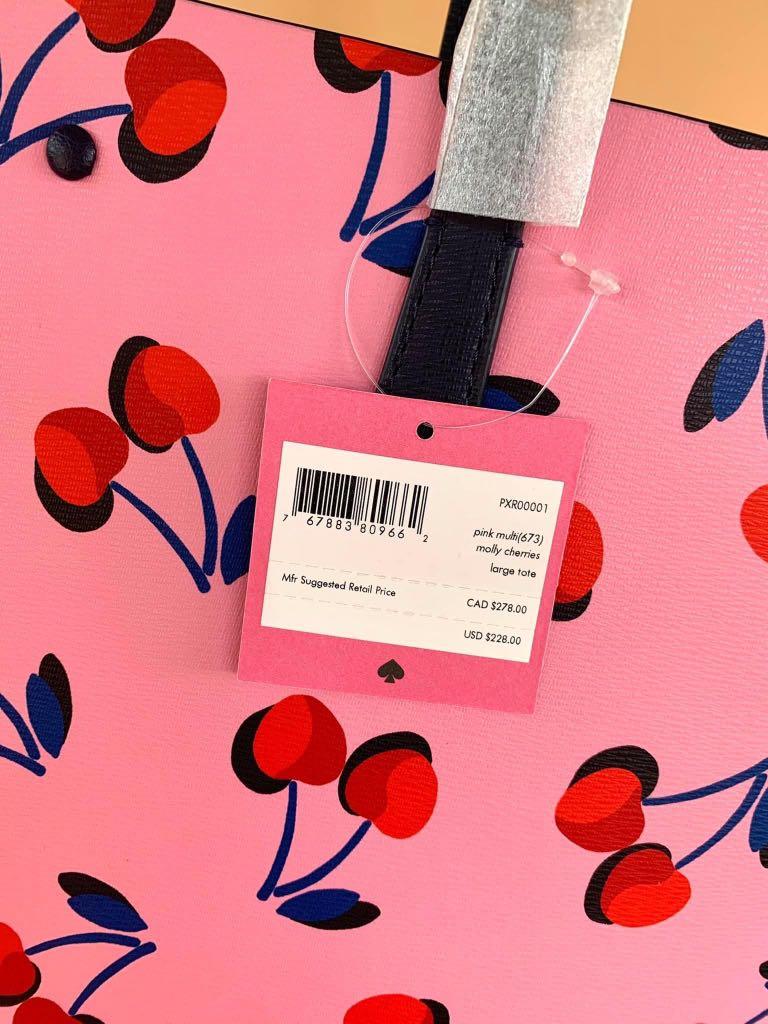 molly cherries large tote