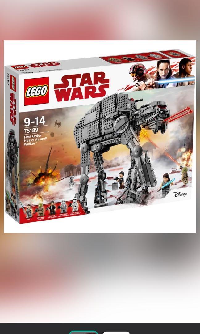 Lego star wars tm first hotsell order heavy assault walker 75189