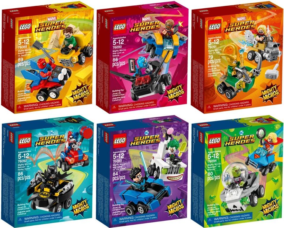 LEGO 76089 76094 Mighty Micros Series