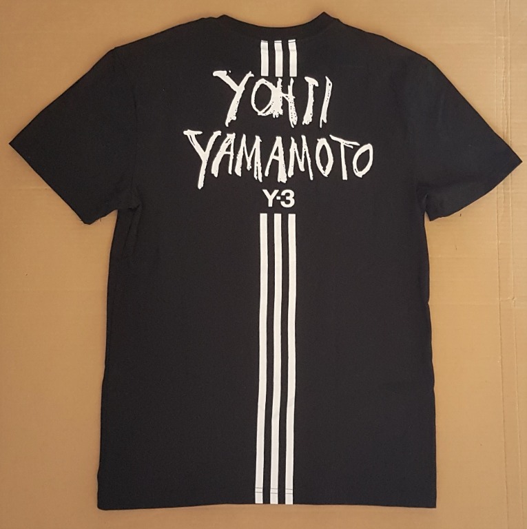 Yohji Yamamoto Y 3 T Shirt Y3 Black Top Luxury Y 3 Japan