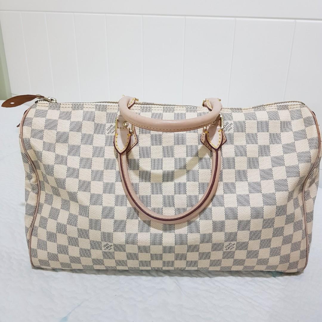 Speedy 40 Damier Azur – Keeks Designer Handbags