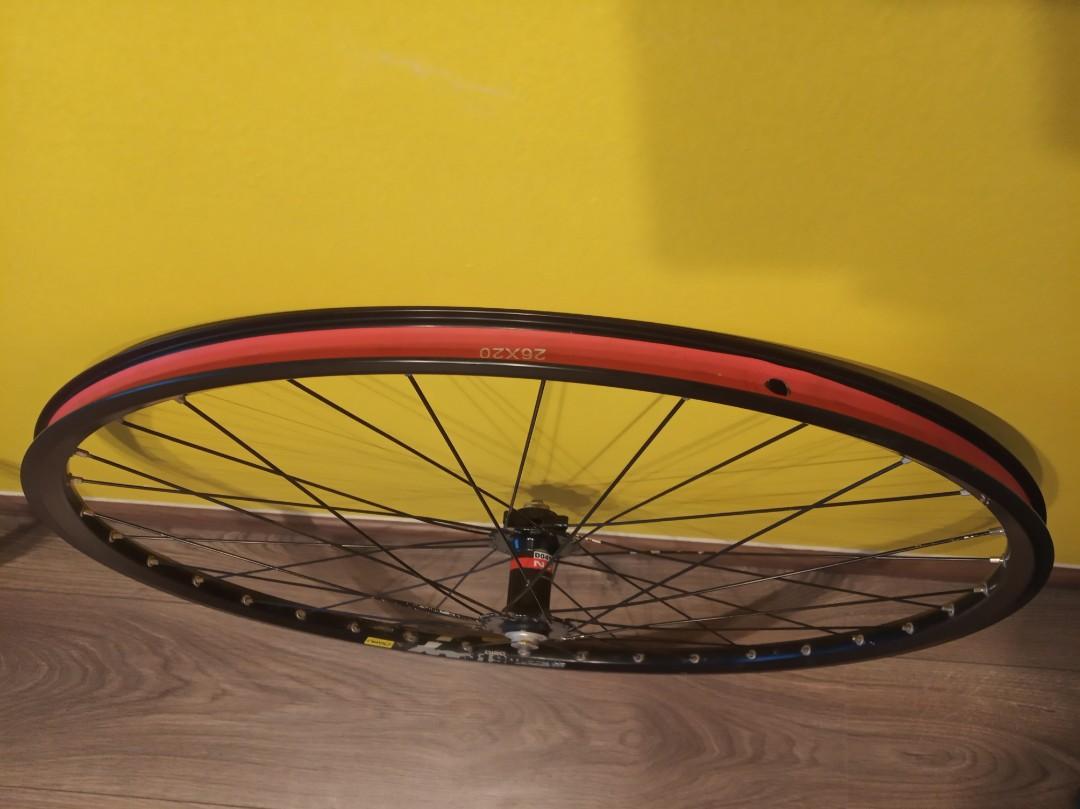 Mavic XM319 wheelset (Disc) w Novatec Hubs, Sports Equipment, Bicycles ...