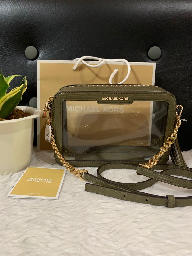 Michael Kors Clear Camera Bag Luxury Bags Wallets on Carousell
