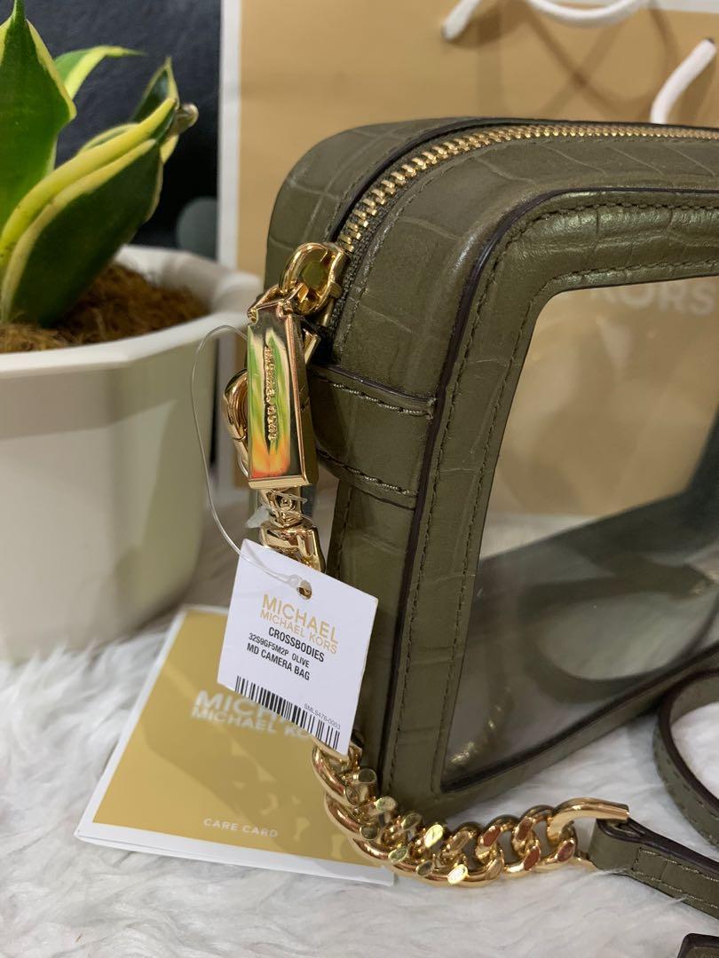 Michael kors clear camera bag on sale