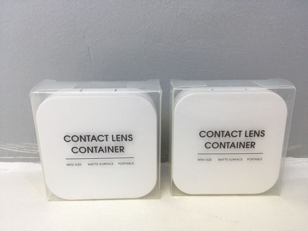 Miniso Contact Lens Container, Beauty & Personal Care, Vision Care on