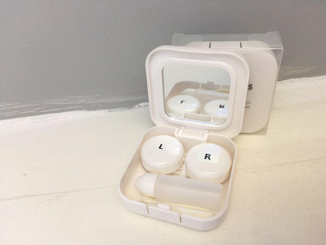 Miniso Contact Lens Container, Beauty & Personal Care, Vision Care on