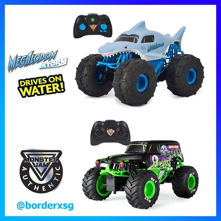 Monster Jam Official Megalodon Storm All-Terrain Remote Control Monster Truck