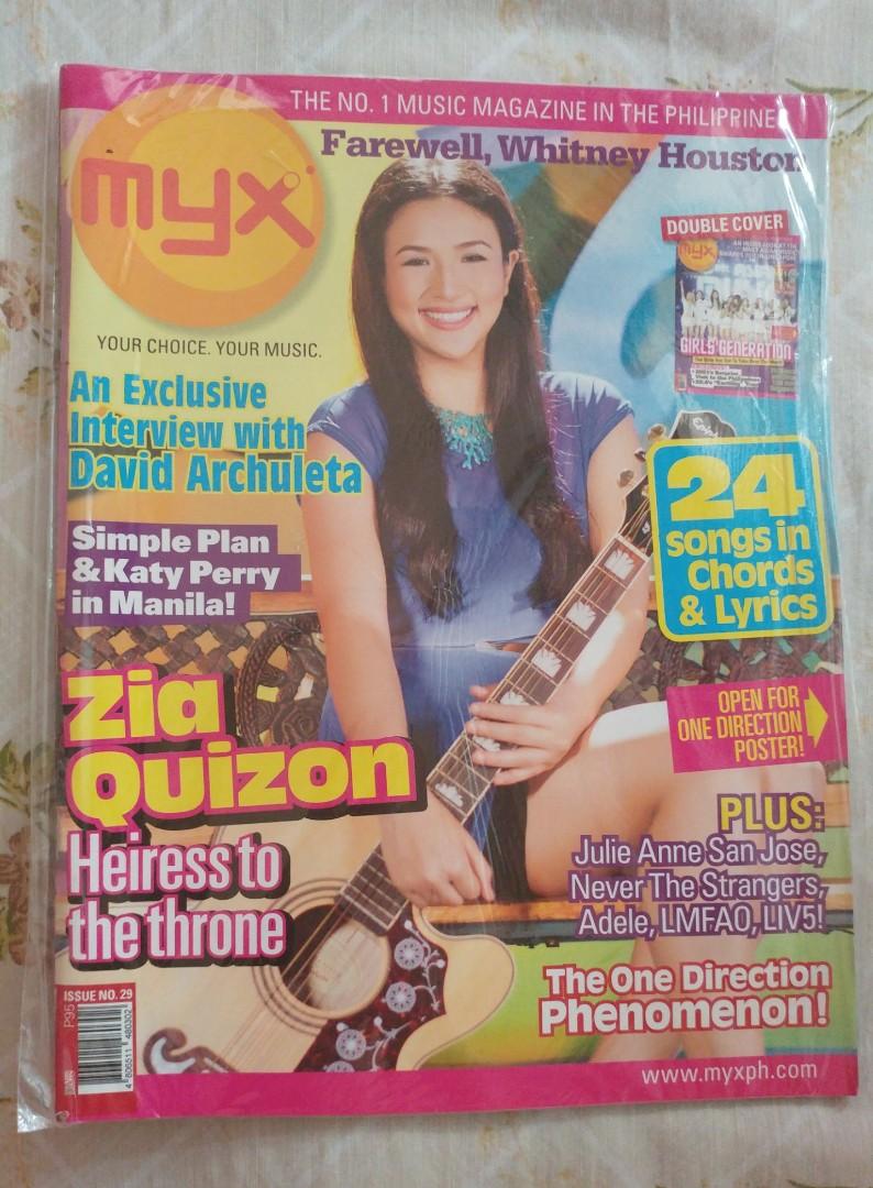 Myx Mags (Category: Magazines) located in Manila. Submitted by noturboooh (Listing ID 1067608038, Image 2). Description: Used but not abused. Still good as new. One with Julie Anne San Jose on the cover and one with article of her..
