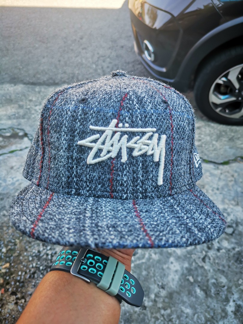 Stussy Stock Harris Tweed New Era Cap