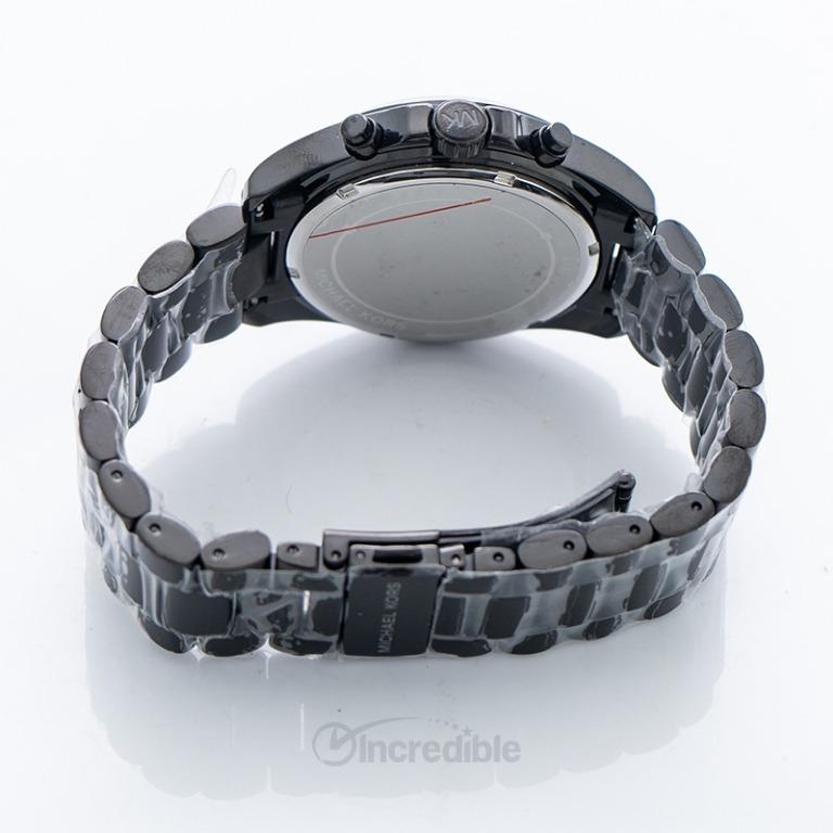 NEW Michael Kors Bradshaw Chronograph Quartz Black Dial Unisex Watch MK5550