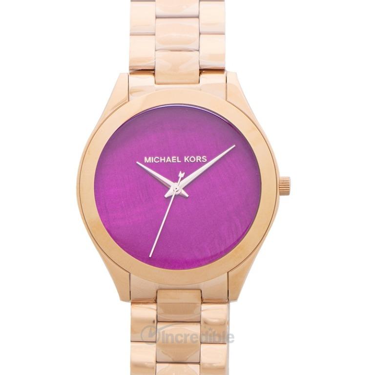 Michael kors slim sales runway watch red