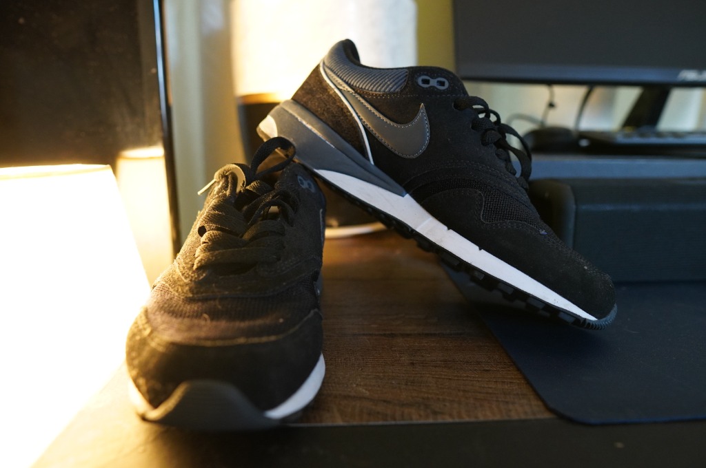 Nike Air Odyssey 7.5sz Men s Black White Grey