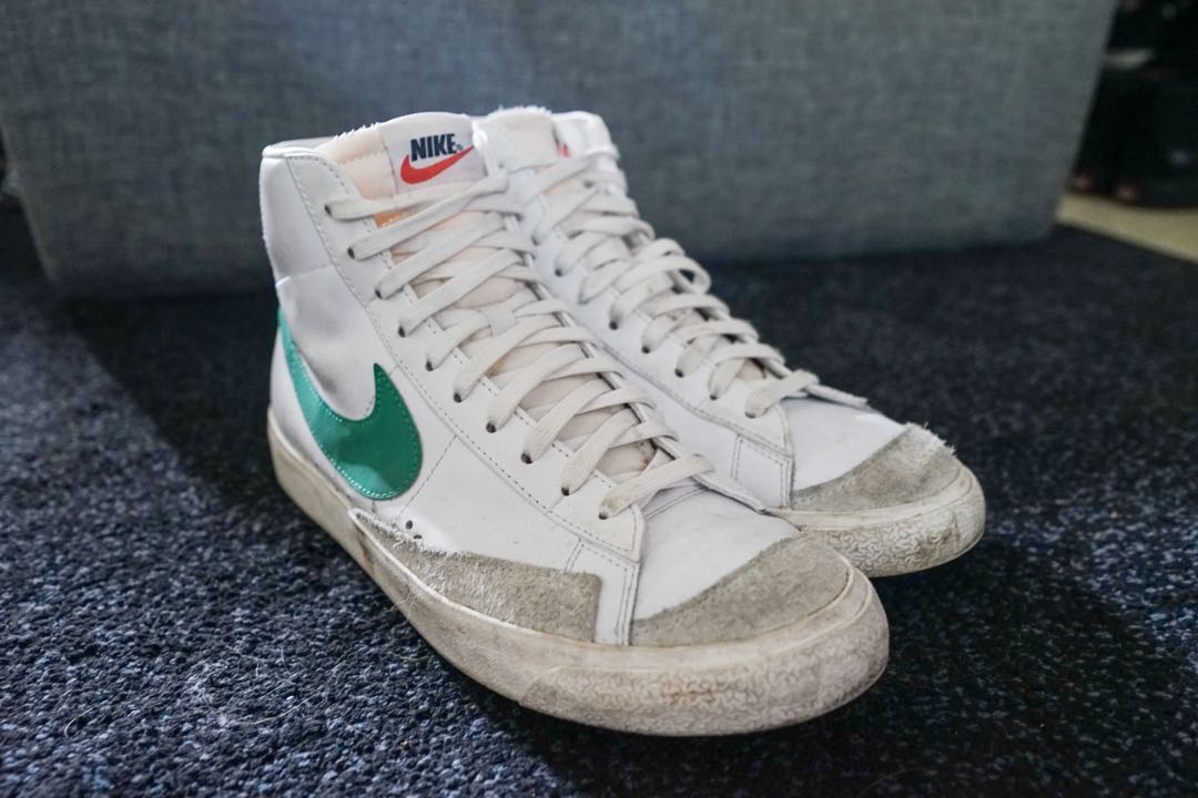 nike blazer mid lucid green