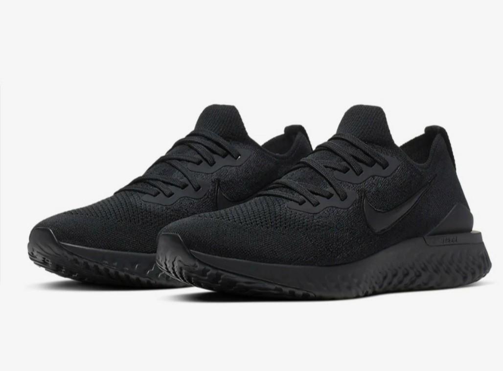 Nike Epic React Flyknit 1 in Triple Black, Men's Fashion, Footwear,  Sneakers on Carousell