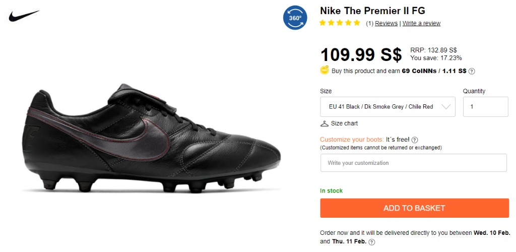 All black nike premier top