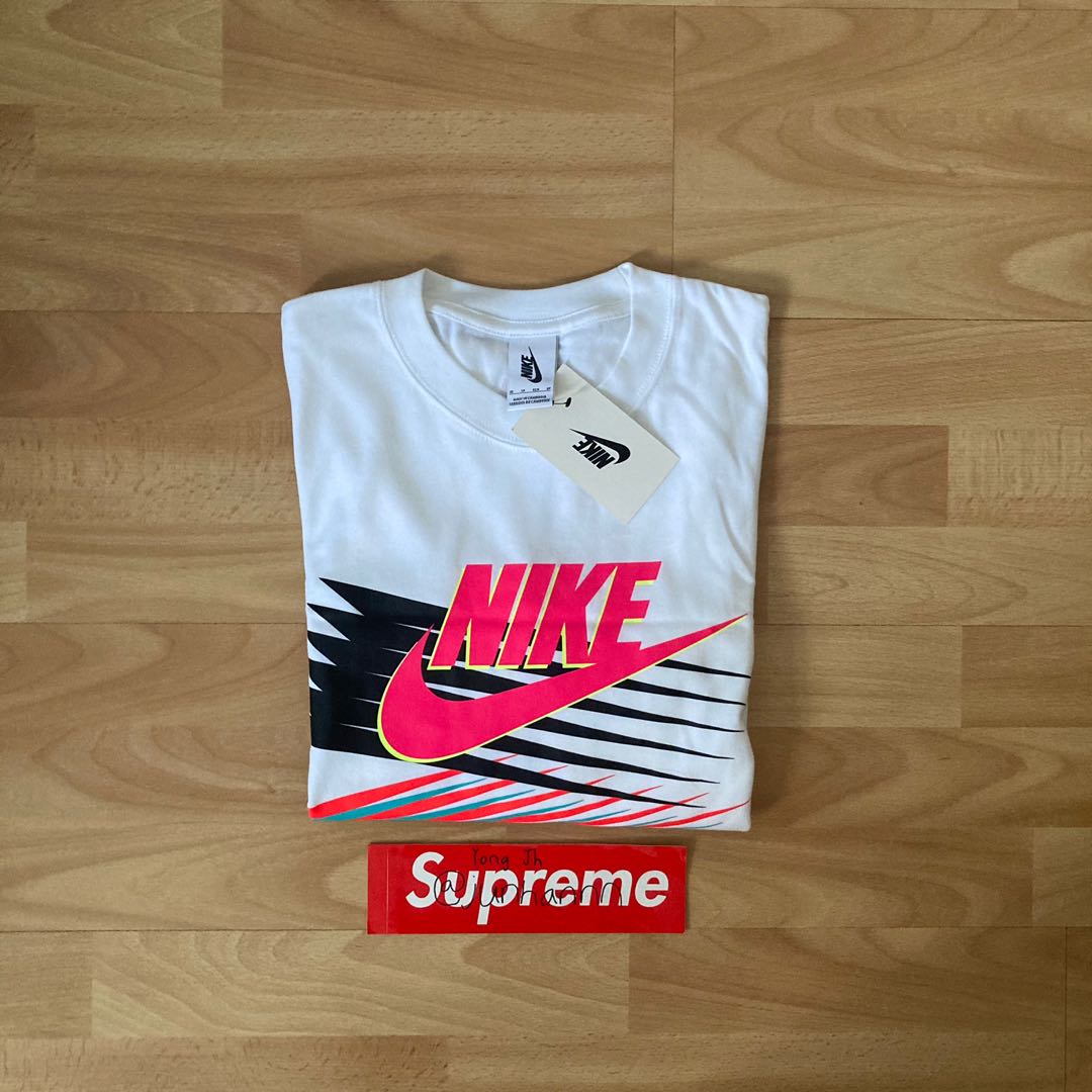 Nike x atmos Tee White Men s Fashion Tops Sets Tshirts Polo Shirts on Carousell