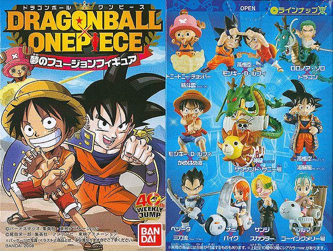 w 龍珠Dragonball x One Piece 40th Weekly Jump Dream Fusion 11 Types Toy  Figure