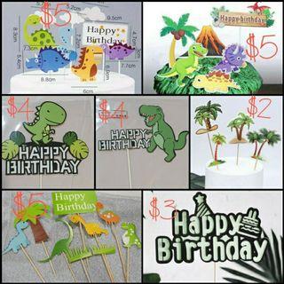 Party Cake Topper: Dinosaur cake topper  for Party Decoration