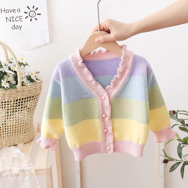 Rainbow deals pastel cardigan