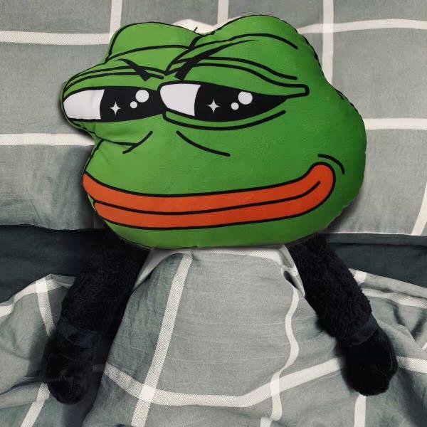 Pepe the frog pillow deals