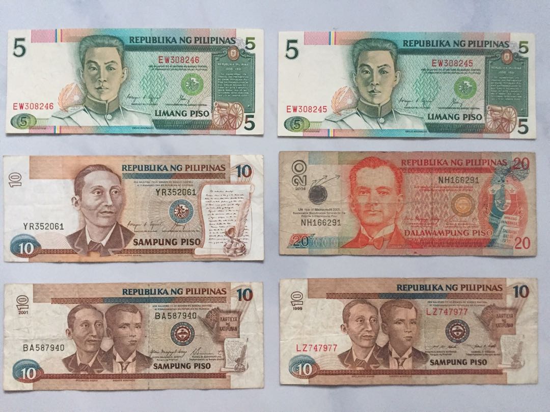Philippine Currency New Design BSP Series Old Money Hobbies Toys philippine-currency-new-design-bsp-series-old-money-hobbies-toys