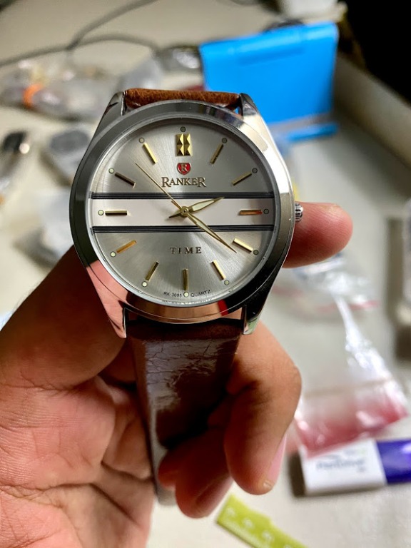 Ranker Time Quartz Watch Men s Fashion Watches Accessories