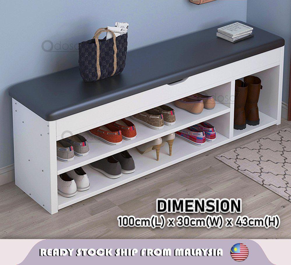 Shoe cabinet with seat cushion deals