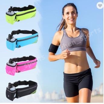Double water bottle fanny pack top