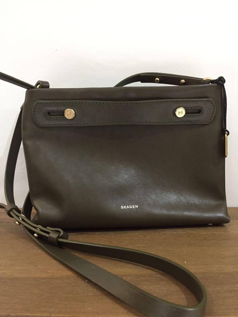 Skagen mikkeline sales mini leather satchel