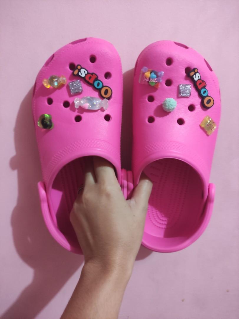 crocs embellished clog