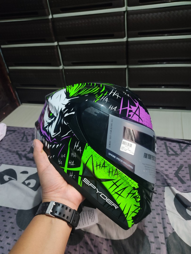 Spyder 2024 helmet green