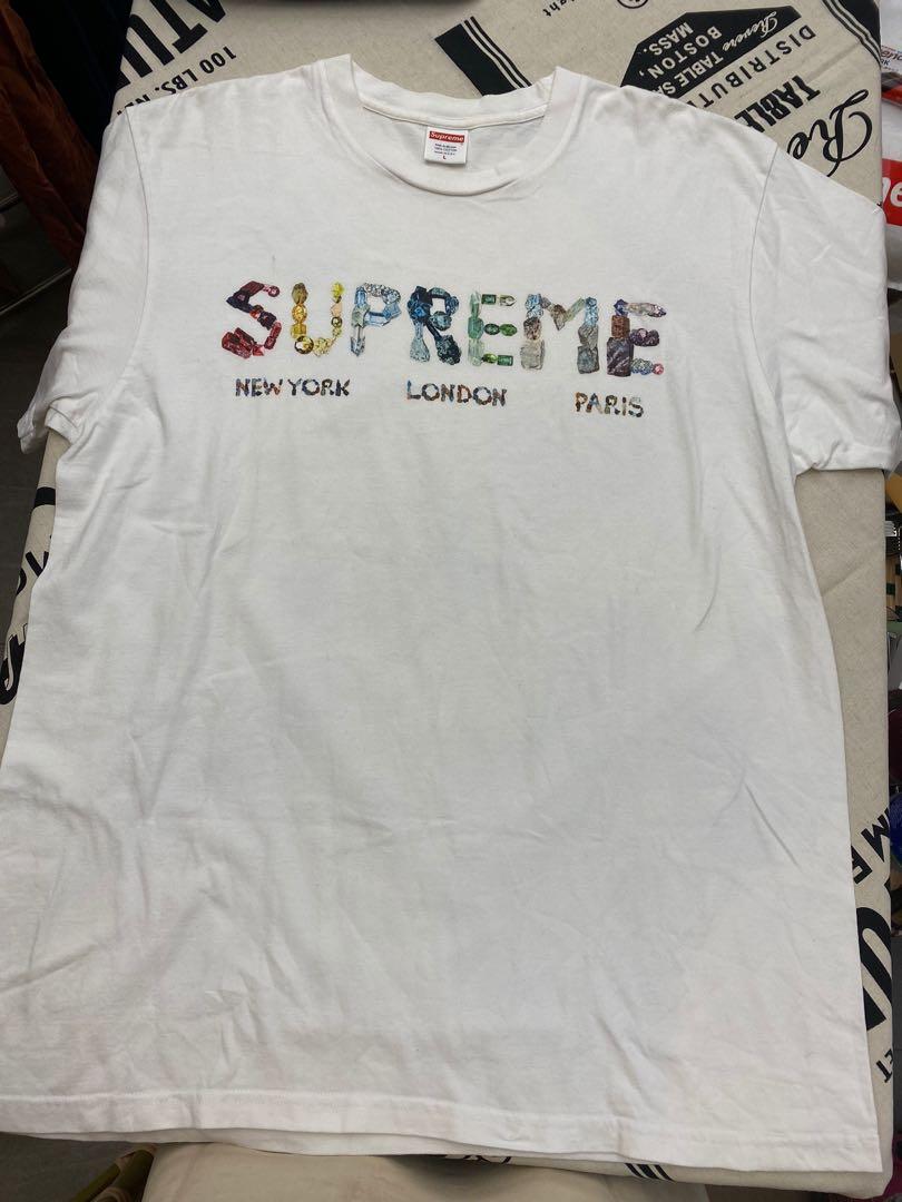 Supreme rock tee long tee cap T shirt