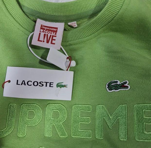 supreme lacoste live