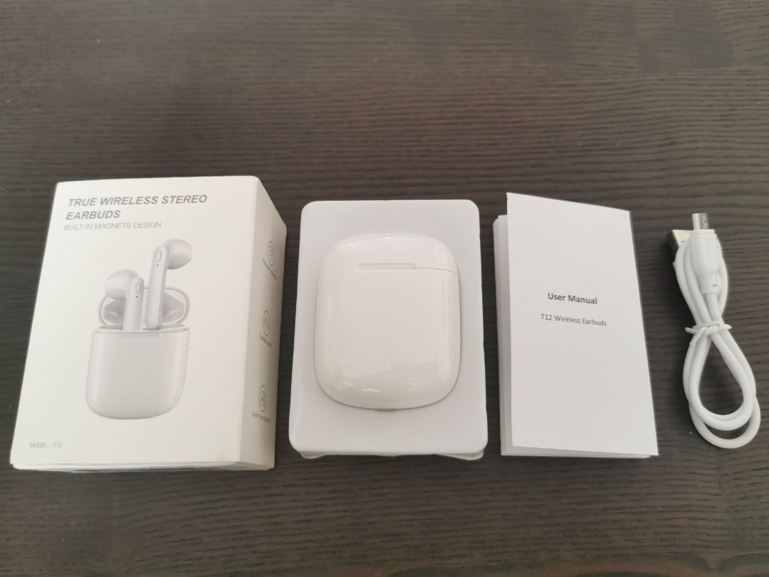 true wireless stereo earbuds t12