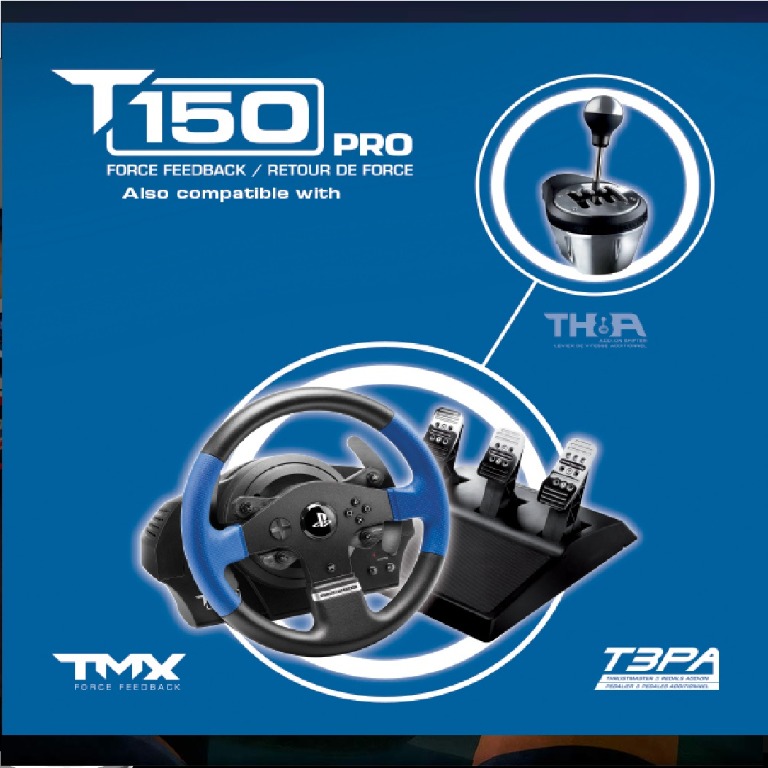 Thrustmaster T150 PRO Force Feedback Racing Wheel for PC PS3 PS4
